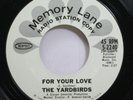Rock Promo 45 The Yardbirds - For Your Love / Heart Full Of Soul On Epic