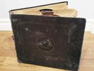 12 Antique 1910s Single Sided Shellac '78 RPM' Gramophone Records, With Binder