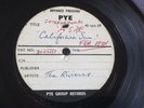 UK DEMO PYE ACETATE - THE RIVIERAS - CALIFORNIA SUN rare UK 1964 / SURF ACETATE