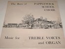 The Boys of Papplewick School Choir music for Treble Voices & Organ Private LP