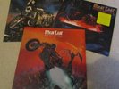 THREE ORIGINAL MEATLOAF LP VINYL ALBUMS BAT OUT OF HELL, HITS, BAD ATTITUDE