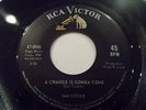 Sam Cooke A Change Is Gonna Come / Shake 45 1964 RCA Vinyl Record