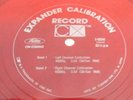 RARE CX SYSTEM ( DBX ) EXPANDER CALIBRATION RECORD FLEXI-DISC RED VINYL