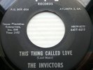 INVICTORS doo-wop 45 strong vg++ TPE This Thing Called Love b/w The Wiggle D2395