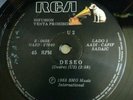 U2 - DESEO (DESIRE)  ARGENTINA 2 SIDED PROMO ONLY 45, RECORD EX