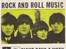 BEATLES Rock And Roll Music RARE Denmark 45 UNIQUE danish p/s EIGHT DAYS A WEEK