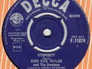 60s R&B Beat Pop KING SIZE TAYLOR & DOMINOS stupidity Rare 1964 UK 7