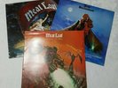 MEATLOAF / JIM STEINMAN x3 LP'S BAT OUT OF HELL + 2 VINYL LPS ORIGINAL PRESS