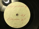 Unreleased Bob Dylan Acetate CO77021 45 RPM What Ya Gonna Do Freewheelin' out
