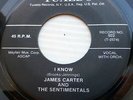 JAMES CARTER & the Sentimentals Doo-wop r&r R&B 45 MINT Minus Hey Baby Hey F2086