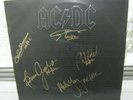****AC/DC SIGNED LP BACK IN BLACK SIGNED BY 5 BAND MEMBERS 1980****