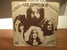 Led Zeppelin III LP 1970 Italian first issue copertina provvisoria con errore