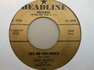 RARE ROCKABILLY 45 JOEY CASTLE ON HEADLINE ROCK & ROCK DADDY-O/WILD LOVE