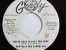 Northern Soul 45 MARTHA & VANDELLAS You've Been In Love GORDY promo HEAR
