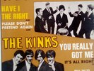 *45T QUATRE TITRES (EP) THE KINKS (RÉF 24122) 1ER DISQUE 1964