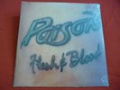 POISON - Flesh And Blood 1990 Factory Sealed Venezuela Orig Vinyl LP