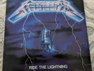 Metallica - Ride The Lightning LP 1984 Elektra vinyl record speed thrash metal