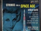 BOBBY CHRISTIAN & ORCH.: Strings For A Space Age LP (drill hole, sm papertear/