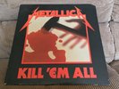 Metallica 1983 KILL 'EM ALL LP vinyl album Megaforce Records MRI 069
