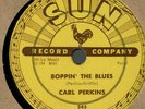 CARL PERKINS 78 SUN 243 BOPPIN THE BLUES/ALL MAMA'S CHILDREN ROCKABILLY