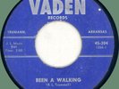 BOBBY LEE TRAMMELL Been A Walking / Hi Ho Silver 45rpm Vaden 1960 rockabilly