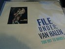 VAN HALEN FILE UNDER VAN HALEN TOO HOT TO HANDLE LP US FESTIVAL 1983 ROTH TMOQ