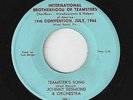 ?JOHNNY DESMOND Teamster's Song RARE issue for 1966 union convention POP 45RPM?