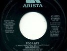 MANDRILL Too Late/Holiday 7