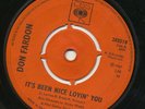 DON FARDON  ”It’s Been Nice Lovin’ You” b/w “I Won’t Be Long” Northern Soul 45