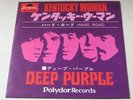 DEEP PURPLE kentucky woman/hard road 1969 JAPAN DP1608 PURPLE SL 45 EX/EX RARE
