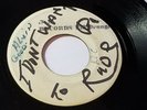 (RARE)  THE RULERS - DONT BE A RUDE BOY R/STEADY BLANK JJ LABEL
