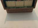 VINTAGE BEAUTIFUL WOODEN JAPAN JAPANESE 78 RPM RECORD CARRY CASE 1950'S