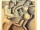OKeh RACE RECORDS catalogue, 1928, Lonnie Johnson, Spivey++rare photos, 8 pp NM-