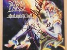 SHOK PARIS SIGNED UNPLAYED GOLD PROMO STAMP 1987 STEEL AND STARLIGHT LP   METAL