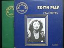 2 RECORD ALBUMS 33 EDITH PIAF SINGS, FAVORITES POLYDOR VOX PLP 3050 PL 3060 MONO