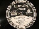 EDISON 52553 GOLDEN GATE ORCH. The One That I Love Loves Me  E-   -A / -C