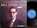 BILL EVANS TRIO Portrait In Jazz LP RIVERSIDE RM12-315 US 1960 MONO Scott LaFaro