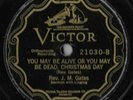 VICTOR 21030 - REV. J. M. GATES - HE WAS BORN IN A MANGER - sermon - VV-