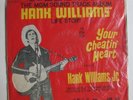 HANK WILLIAMS JR YOUR CHEATIN' HEART SOUND TRACK TAIWAN IMPORT ORANGE VINYL LP