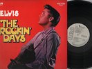 LP ELVIS PRESLEY THE ROCKIN' DAYS RCA PROMO WHITE LABEL 1973 ITALY NEAR MINT