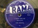 Original ’Rama’ USA 78RPM :R&B:The Crows: Gee