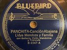 LIDYA MENDOZA Panchita 78 RPM Bluebird 2347 Tejano