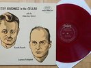 D413 CELLAR JAZZ QUINTET POETRY READINGS IN THE CELLAR FANTASY 7002 RED VINYL