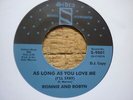 northern soul ronnie & robyn as long as you love me/inst  uk re 45