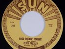 ELVIS PRESLEY: Good Rockin’ Tonight US SUN 210 ’72 Press Rockabilly 45 NM
