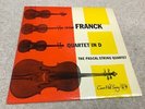 CESAR FRANCK Quartet in D The Pascal String Quartet LP CHS 1182 Concert Hall