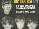 THE BEATLES Do You Want To Know A Secret USA VEE JAY PICTURE SLEEVE   Nice copy