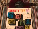 V.A. LIBERTY TOP 10 EDDIE COCHRAN ROCKABILLY JAPAN RED VINYL 10