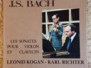 KOGAN RICHTER / Bach Harpsichord & Violin SONATAS 2 LPs CDM Stereo 78550/1 NM