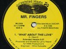 Mr. Fingers - What About This Love, 12